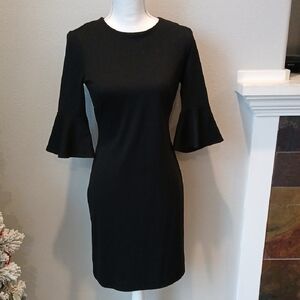 Banana Republic Black Long Sleeve Dress